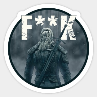 The Witcher - F**K Sticker